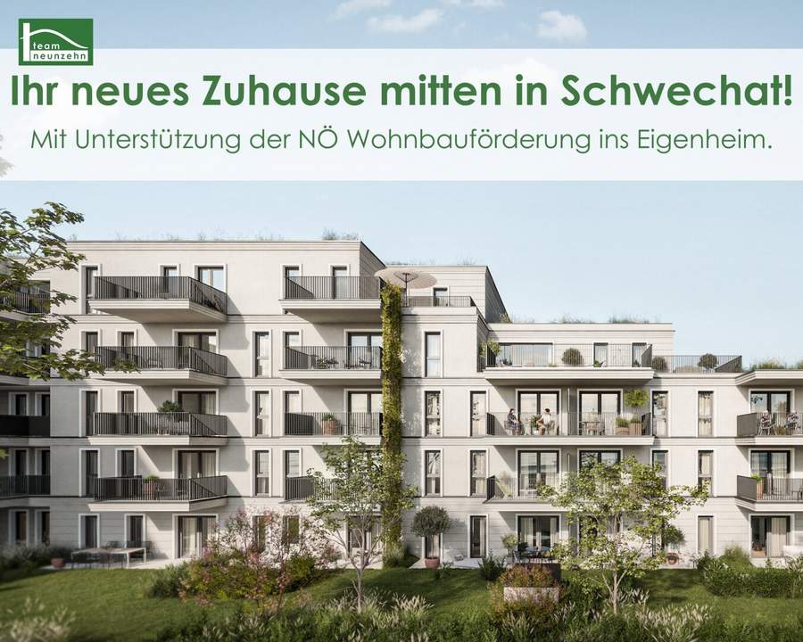 Eigentum jetzt noch leistbarer - Moderne Eigentumswohnungen im Herzen von Schwechat