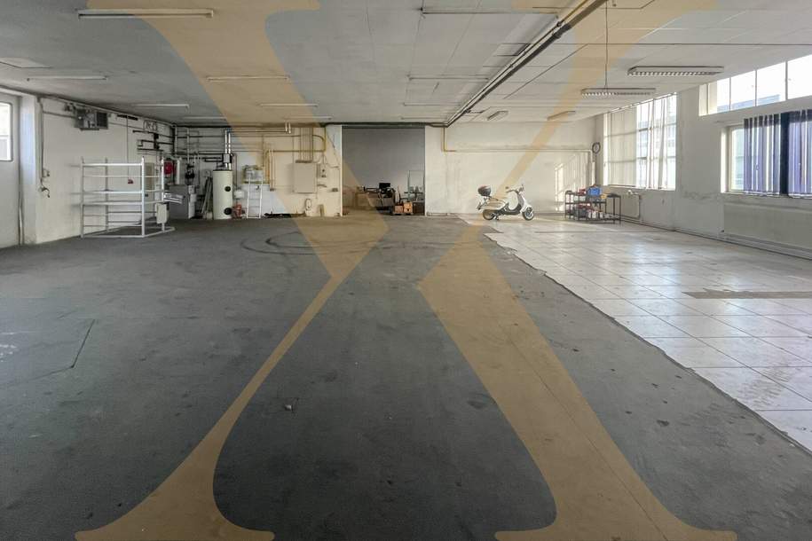 Beheizbare Lagerfläche mit Falttor und Erweiterungsmöglichkeit in Linz zu vermieten!, Gewerbeobjekt-miete, 1.440,00,€, 4020 Linz(Stadt)