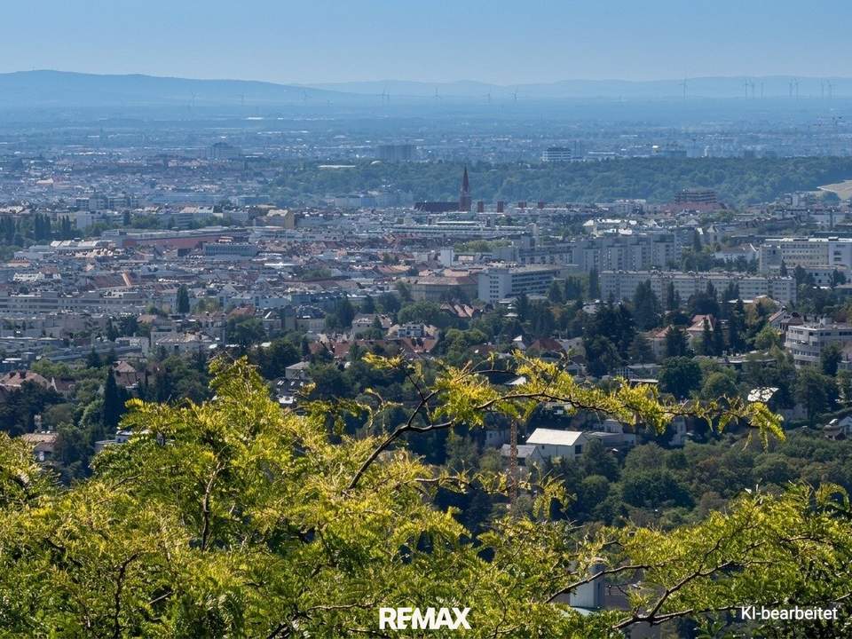 Panoramablick der begeistert - entzückendes Grundstück am Schafberg