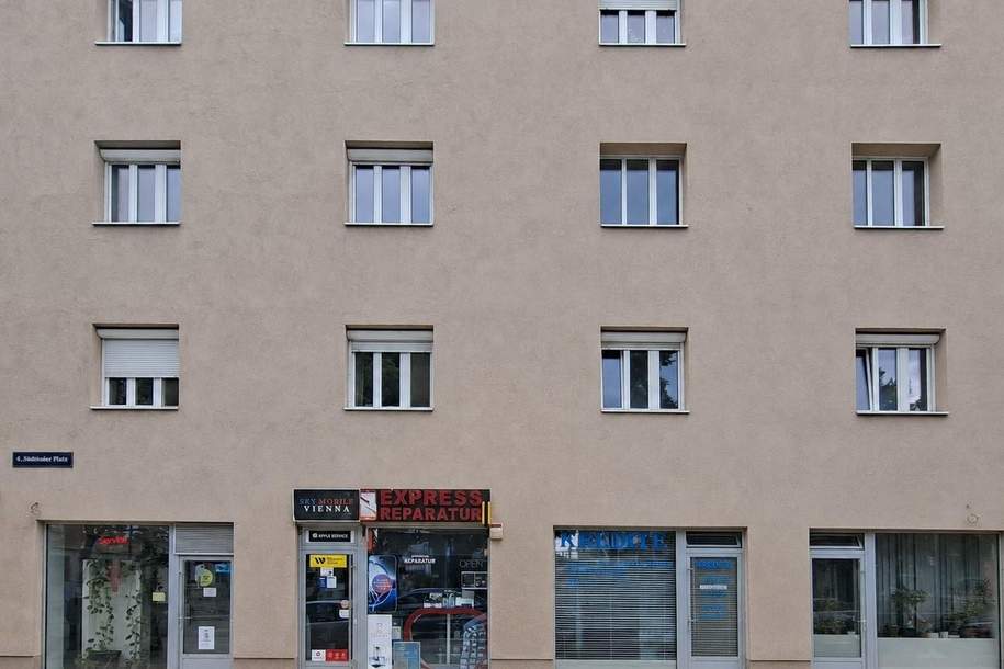 "Frequenzlage mit Perspektive – Gewerbeobjekt am Südtiroler Platz", Gewerbeobjekt-kauf, 220.000,€, 1040 Wien 4., Wieden