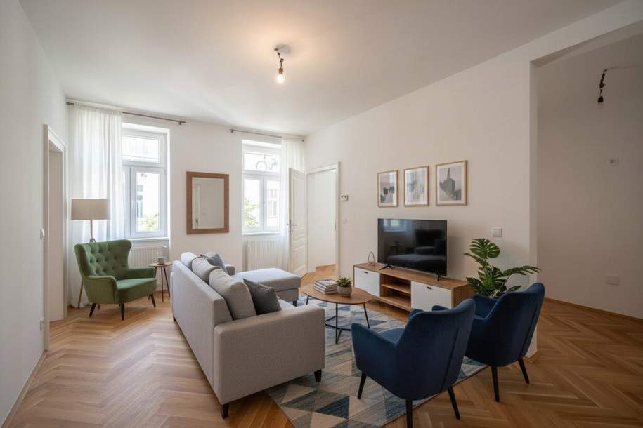 ++NEU++ Außergewöhnlicher 2-Zimmer Altbau-ERSTBEZUG! totale Hofruhelage!!, Wohnung-kauf, 209.000,€, 1120 Wien 12., Meidling