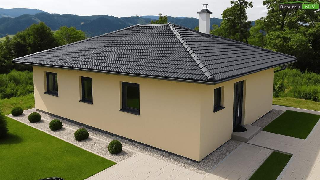 Belagsfertiger Bungalow mit 3 Zimmern und 1.266 m² Grund in Feistritz +++ Pulverstampf +++