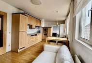 Möblierte 1,5-Zimmer-Wohnung mit Parkblick &amp; Öffis direkt vor der Haustür