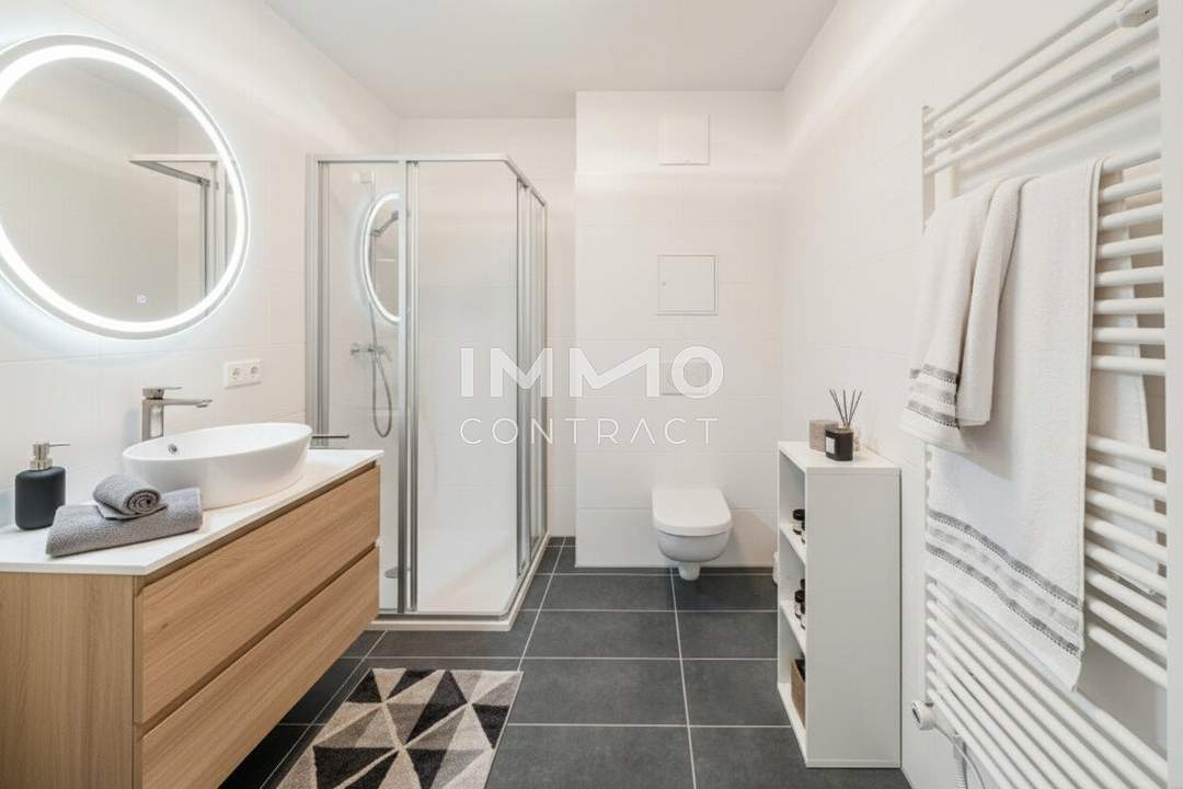 Provisionsfrei: Top 2-Zimmer-Wohnung in attraktiver Lage im Erstbezug