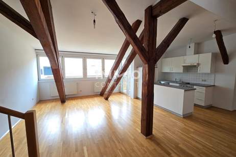 Zentrale Dachgeschoß-Wohnung: 2 Zimmer + Galerie - Burggasse 17 - Top 27, Wohnung-miete, 938,52,€, 8010 Graz(Stadt)