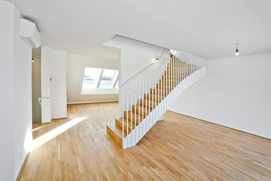 Luxuriöse Dachgeschosswohnung mit Dachterrasse | an der Alten Donau | super Anbindung PROVISIONSFREI, Wohnung-kauf, 1.110.200,€, 1210 Wien 21., Floridsdorf