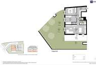 Mehr als ein Neubau. Ein Neubeginn! WOW - Gartenwohnung mit riesigem Garten und Terrasse! 3 Zimmer + Hochwertige Ausstattung + Ideale Infrastruktur + Garage + Ein neues Lebebsgefühl!