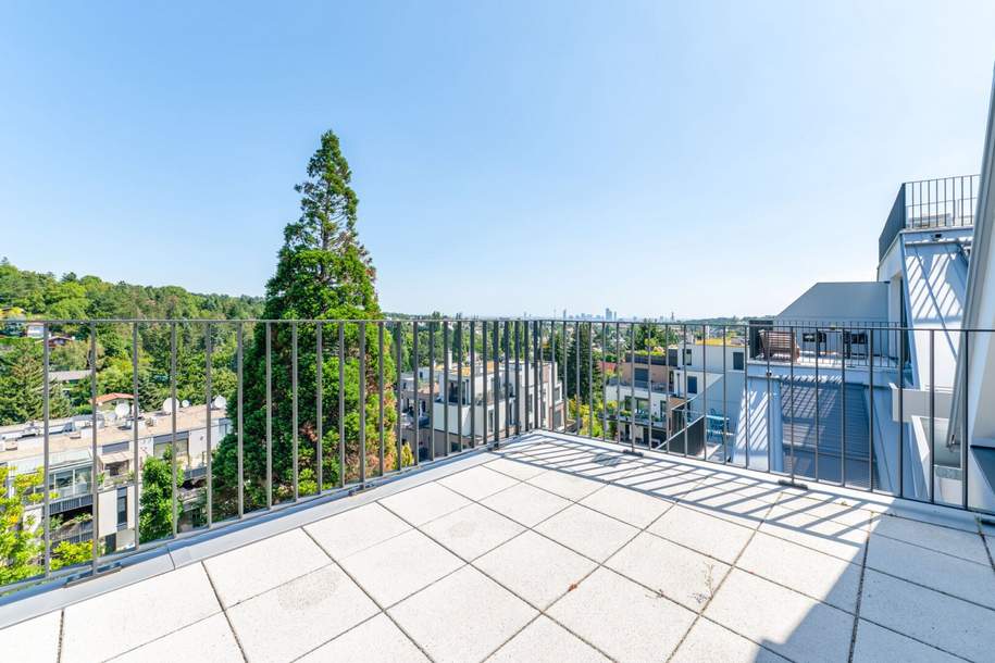 Erstbezug! Großzügige 3-Zimmer-Wohnung mit 2 Terrassen inkl. Stellplatz zu vermieten!, Wohnung-miete, 2.950,00,€, 1190 Wien 19., Döbling