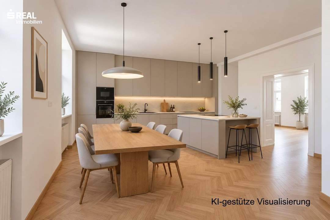 vollsanierte, großzügige 3 Zimmer-Altbauwohnung in Toplage