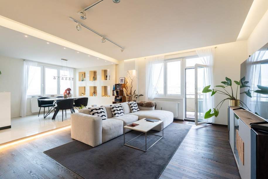 Stilvolles City Living mit Jacuzzi, 2 Balkonen und Weitblick!, Wohnung-miete, 2.700,00,€, 1010 Wien 1., Innere Stadt