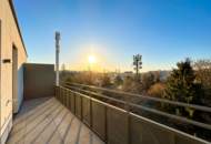 Penthouse-Feeling pur – 2 Zimmer, Terrasse mit Grünblick