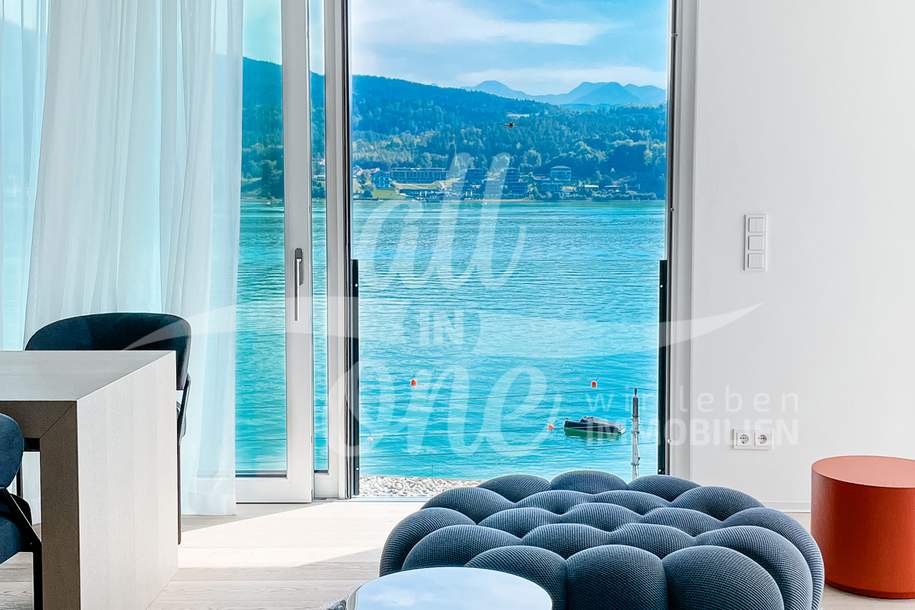 Luxus Seewohnung am Wörthersee mit Seeblick/Zugang, Wohnung-kauf, 2.850.000,€, 9212 Klagenfurt Land