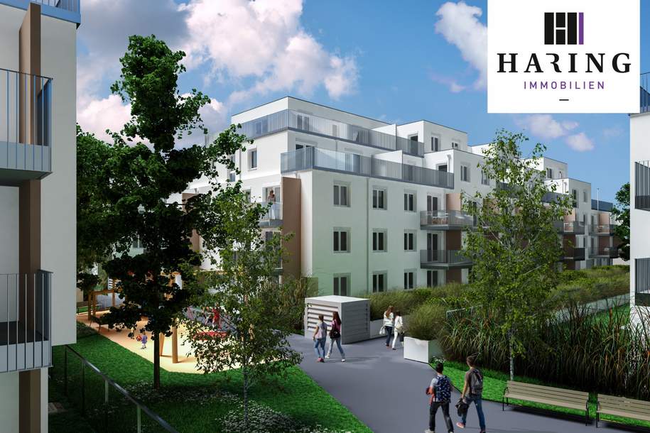 Dachterrassenwohnung inkl hochwertiger Küche und Kellerabteil - Garagenstellplätze vorhanden //ALF46-65 DG2, Wohnung-miete, 969,00,€, 1220 Wien 22., Donaustadt