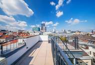 Außergewöhnliche Dachgeschoss-Maisonette mit Terrasse &amp; Dachterrasse | 26 m² Freifläche, 3 Zimmer