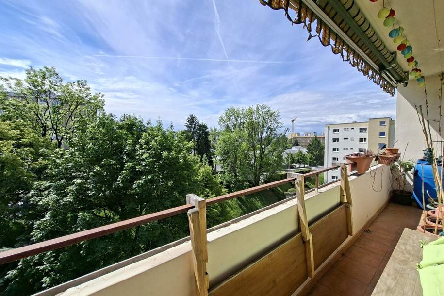 Helle Dreizimmerwohnung mit Loggia und Kellerabteil, Wohnung-miete, 1.192,50,€, 8010 Graz(Stadt)