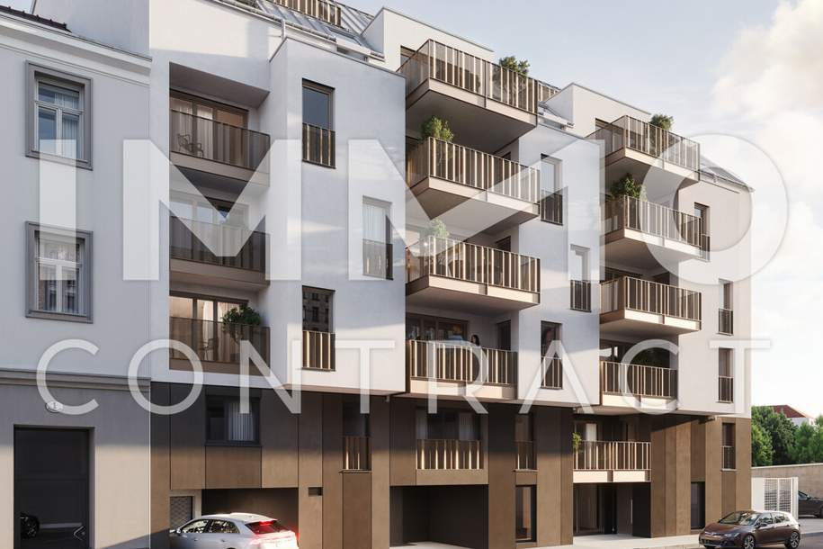 Moderner Neubau im Dachgeschoss – 3-Zimmer-Wohnung mit Freifläche, Wohnung-kauf, 457.000,€, 1220 Wien 22., Donaustadt