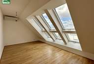 Moderne 2-Zimmer Dachgeschosswohnung mit Klimaanlage, Einbauküche und Terrasse - ab 15.04. beziehbar!