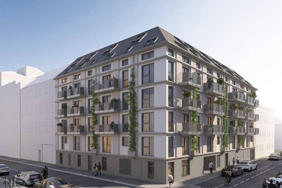 Atelier oder flexible Bürofläche im Erstbezug in Ottakringer Bestlage!, Wohnung-miete, 1.976,28,€, 1160 Wien 16., Ottakring