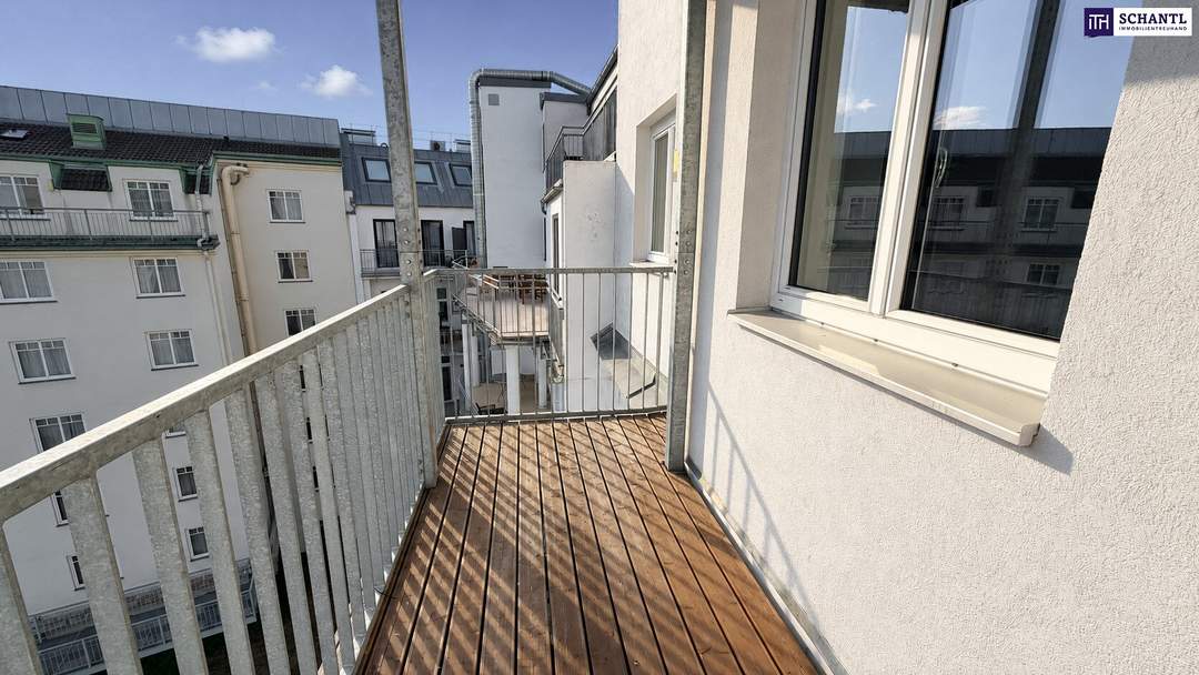 Über den Dächern von Margareten: 3 Zimmer, Balkon & U4-Nähe