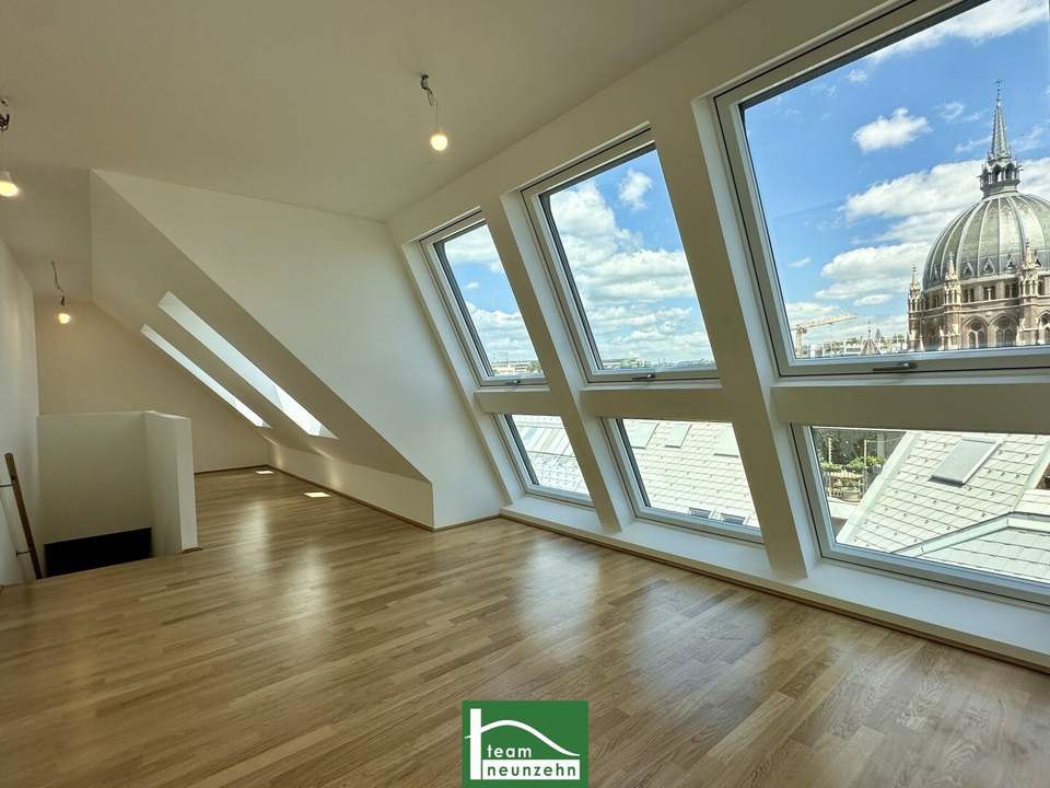 Exzellente Maisonette-Dachgeschosswohnung in zentraler Lage mit atemberaubenden Ausblick!