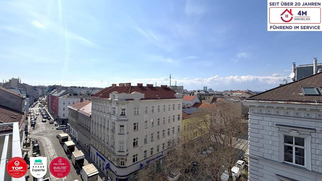 Stilvolle Neubau-Dachgeschosswohnung in Favoriten