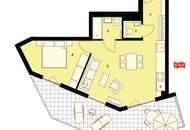 Sonnige 2 Zimmer Neubaumiete mit 26m² Terrasse u. Tiefgarage Nähe U3