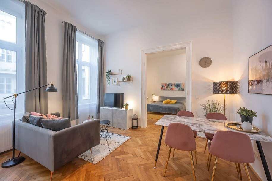 Altbau-Cityapartment komplett hofseitig & ruhig – sofort bezugsfertig | 3 Zimmer, Wohnung-kauf, 837.500,€, 1010 Wien 1., Innere Stadt