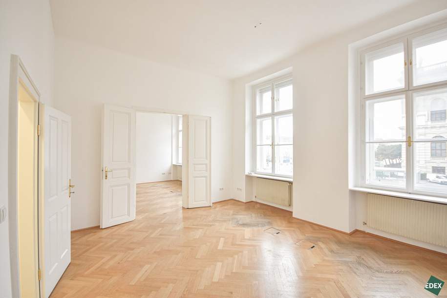 4 Zimmer-Altbaubüro beim Museumsquartier, Gewerbeobjekt-miete, 3.105,06,€, 1010 Wien 1., Innere Stadt