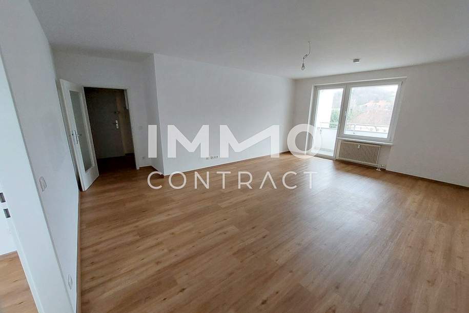Helle ca. 50 m² Wohnung mit Loggia und Lift in Steyr Ennsleite, Wohnung-miete, 481,18,€, 4400 Steyr(Stadt)