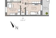 2-Zimmer Neubauwohnung mit großzügigem Balkon!