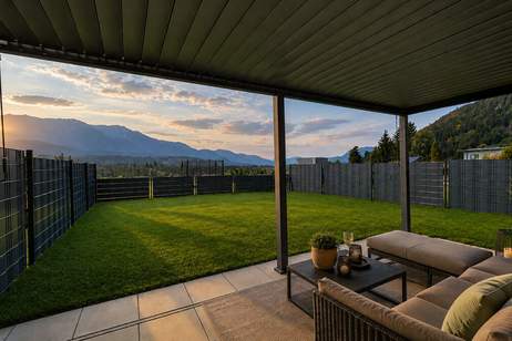 MODERNE 3-ZIMMER-GARTENWOHNUNG MIT 165 m² EIGENGARTEN IN UNMITTELBARER NÄHE ZUM FAAKER SEE, Wohnung-miete, 1.380,00,€, 9581 Villach Land