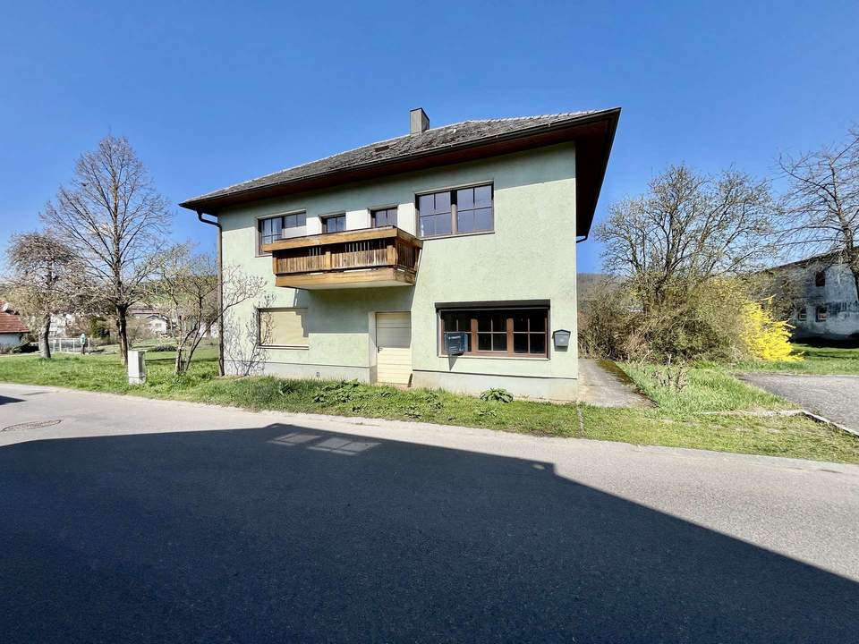 Einfamilienhaus mit großen Grund in Leiben, nähe Melk, Preis verhandelbar!