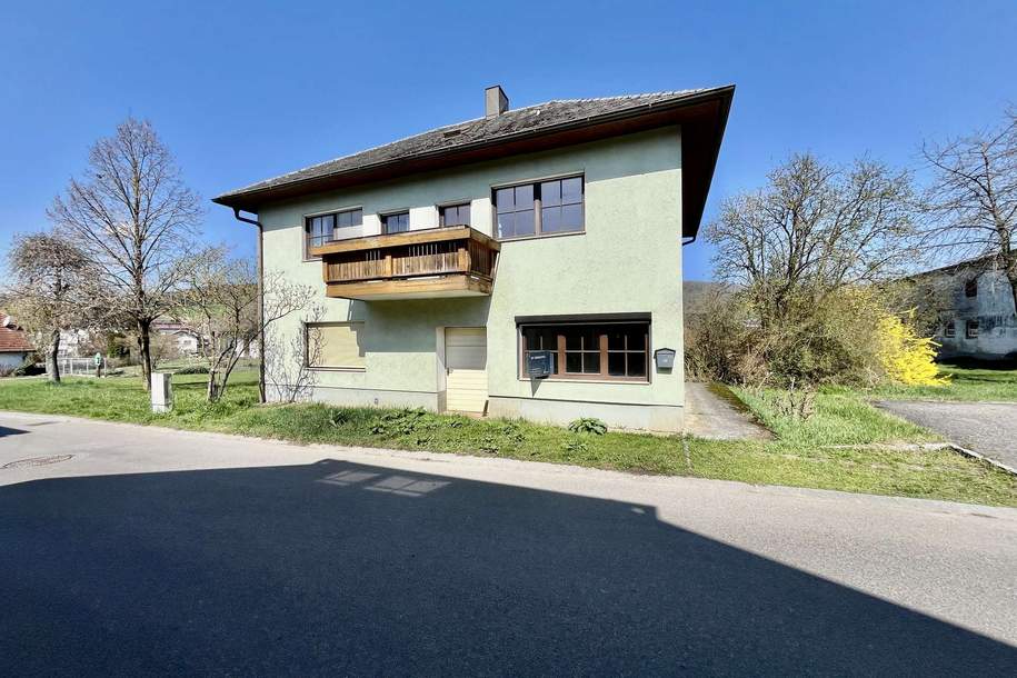 Einfamilienhaus mit großen Grund in Leiben, nähe Melk, Preis verhandelbar!, Haus-kauf, 249.000,€, 3644 Melk