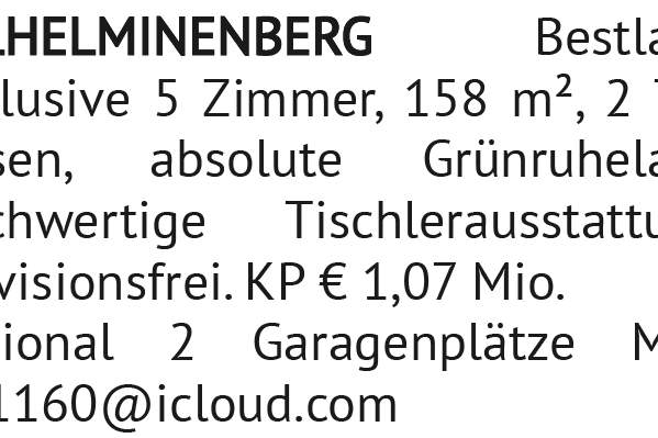 WILHELMINENBERG Best la ge:, Wohnung-kauf, 1.070.000,€, 1160 Wien 16., Ottakring