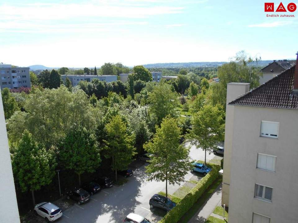 Sonnige 3-Zimmer-Wohnung mit perfekter Infrastrukur! Traumhafte Aussicht Am Bindermichl durch Loggia mit Balkonverglasung!