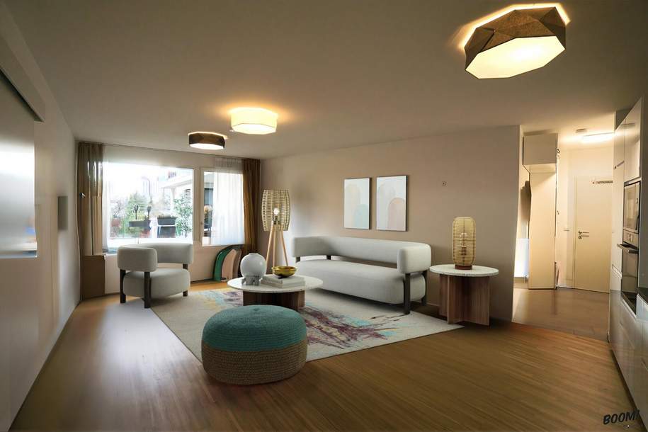 Moderne Wohnung mit ruhiger Innenhof-Loggia im 23. Bezirk - Baujahr 2020!, Wohnung-kauf, 449.000,€, 1230 Wien 23., Liesing