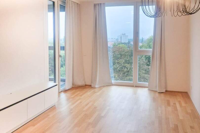 Single/Pärchen-Wohnung mit traumhaften Ausblick / VIENNA TWENTY TWO, Wohnung-miete, 1.200,00,€, 1220 Wien 22., Donaustadt