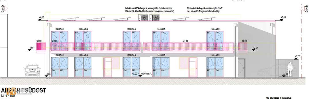 Erstbezug, 3 Zimmer, 68m² WFL, 30m² Wohnküche &amp; 2 Zi: 16m² &amp; 17m², PKW-Stellplatz