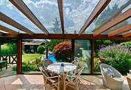 Sommerdomizil mit Pool auf großzügigem Pachtgrundstück