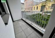 Barrierefreie Erstbezugs-Parterre nahe Schönbrunn mit Blick in die begrünte Sackgasse! Ideal für AnlegerInnen!