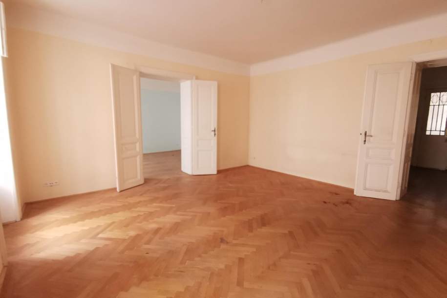 2 super gelegene, großzügige Zimmer, sanierungsbedürftige Wohnung., Wohnung-kauf, 399.000,€, 1090 Wien 9., Alsergrund