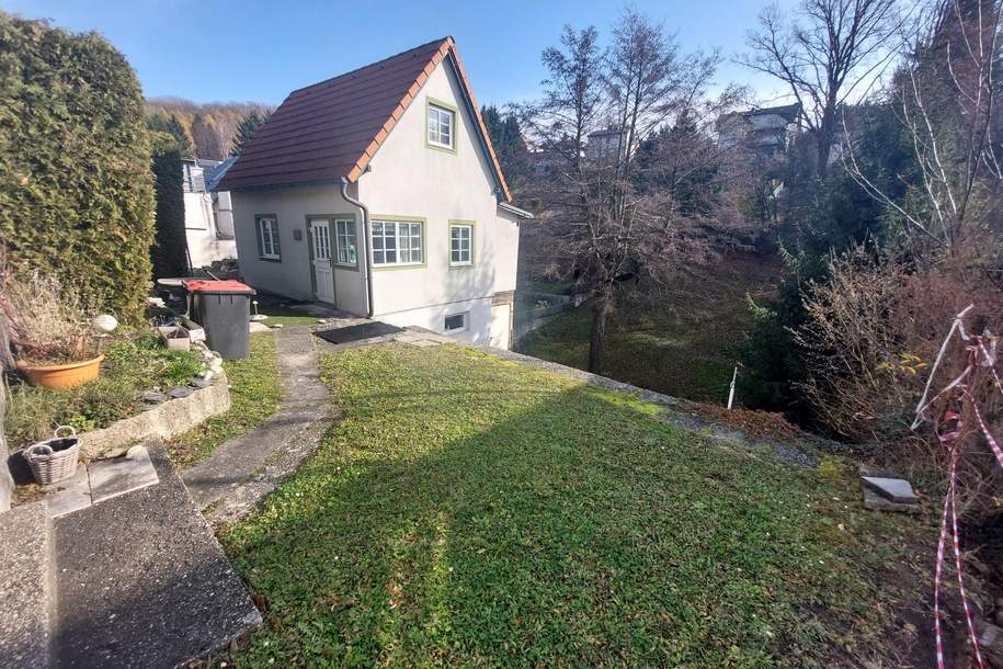 Baugundstück mit Altbestandhaus! Wohnen im Grünen mit Stadtnähe!, Haus-kauf, 299.000,€, 3003 Sankt Pölten(Land)