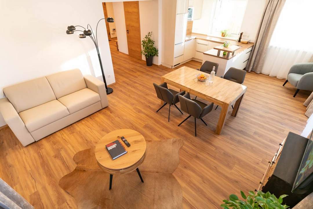 Ramsau am Dachstein - Schladming: SENSATIONELLER PREIS! SENSATIONELLER BLICK! HONORARFREI FÜR KÄUFER: INNEN - NUR 6,5% KAUFNEBENKOSTEN!! 3-Zimmer-Apartment, touristische Vermietung &amp; Eigennutzung!