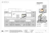 PENTHOUSE mit traumhafter DACHTERRASSE! Geschmackvoller 3-Zimmer-Erstbezug mit direktem Liftzugang