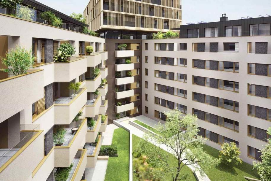 Wohnen über den Dächern Wiens - Exklusive Dachgeschosswohnungen mit traumhaften Freiflächen!!, Wohnung-kauf, 339.000,€, 1100 Wien 10., Favoriten