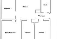 4-Zimmerwohnung mit neuem Badezimmer