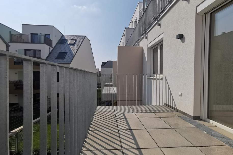 2-Zimmer-Wohnung mit Balkon, Fußbodenheizung und optionalem Garagenplatz, Wohnung-miete, 805,62,€, 1220 Wien 22., Donaustadt