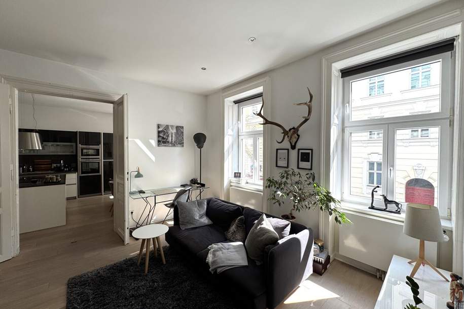Eleganz im Altbau: Stilvolle Wohnung mit Balkon nahe Rochusmarkt!, Wohnung-kauf, 699.000,€, 1030 Wien 3., Landstraße