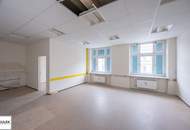 Großzügige Büro-/Praxisfläche (529 m²) mit Gestaltungsspielraum nahe U3 Schweglerstraße – Rohbau-Zustand zum Ausbauen | Provisionsfrei!