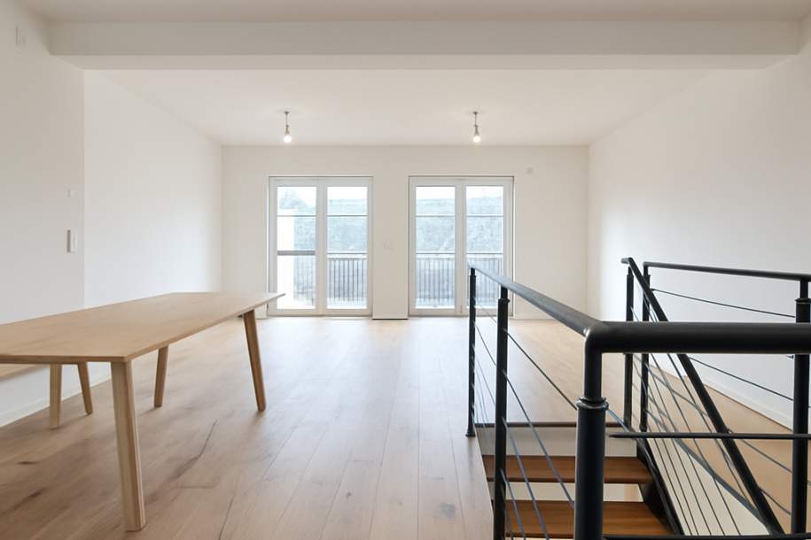Topdachgeschossmaisonette mit zwei Terrassen beim Floridsdorfer Spitz, Wohnung-kauf, 1.049.000,€, 1210 Wien 21., Floridsdorf